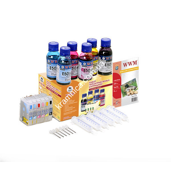 Перезаправляемый картридж для Epson R200/ 220/ 300 (RC.T048) WWM Перезаправляемый картридж для Epson R200/ 220/ 300 (RC.T048) WWM Краткое описание перезаправляемого картриджа:
Наименование перезаправляемого картриджа: Перезаправляемый картридж для Epson R200/ 220/ 300 (RC.T048) WWM
Код перезаправляемого картриджа: RC.T048
Производитель перезаправляемого картриджа: WWM
Для принтеров, МФУ: Epson Stylus Photo R200/ 220/ 300/ 320/ 340/ RX500/ 600/ 620/ 640