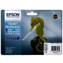 Картридж Epson T0487 для Epson R200, R340, RX620 (C13T04874010)