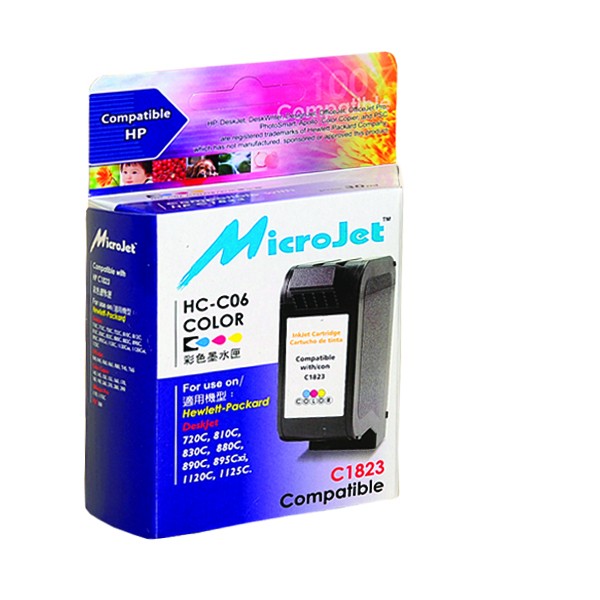 Картридж для HP 1120/ 710/ 720 (HC-C06) MicroJet (Аналог HP 23) Картридж для HP 1120/ 710/ 720 (HC-C06) MicroJet (Аналог HP 23) Краткое описание картриджа:
Наименование картриджа: Картридж для HP 1120/ 710/ 720 (HC-C06) MicroJet (Аналог HP 23)
Код картриджа: HC-C06
Производитель картриджа: MicroJet
Цвет картриджа: Color