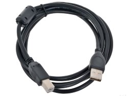 Кабель USB 2.0 AM/BM, ferite, 3м Black (AMBM-30F) Patron
