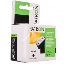 Картридж для Canon Pixma iP1800, MP140, MP460 (CI-CAN-PG-40-B-PN) PATRON (Аналог PG-40)