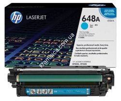 Картридж HP 648A для HP Color LaserJet Enterprise CP4025, CP4525 (CE261A, CE263A, CE262A)