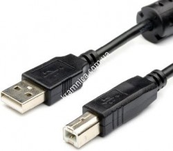 Кабель USB 2.0 AM/BM, 1 ferite, 0.8м, 3м (6152, 5474, 3795, 8099)