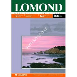 Фотобумага А3, 170г/м, матовая/матовая, 100л (0102012) Lomond