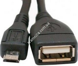 Кабель USB 2.0 AF/  Micro USB 5P, OTG, 0.1м/0.8м (3792/ 16028)  