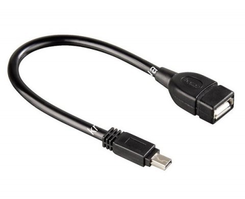Кабель USB 2.0 AF/ Mini-B 5P OTG, 0.1м, 0.8м (12822, 12821)