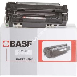 Картридж для HP LaserJet P3005, M3027 (B7551X) BASF (Аналог HP 51X, Q7551X)