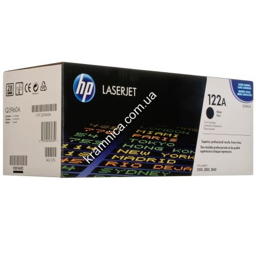 Картридж HP 122A для HP Color LaserJet 2550, 2820, 2840 (Q3960A, Q3961A, Q3962A, Q3963A)