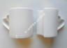 Набор чашек керамических для сублимации "Для влюбленных", 2х330мл