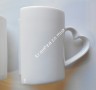 Набор чашек керамических для сублимации "Для влюбленных", 2х330мл