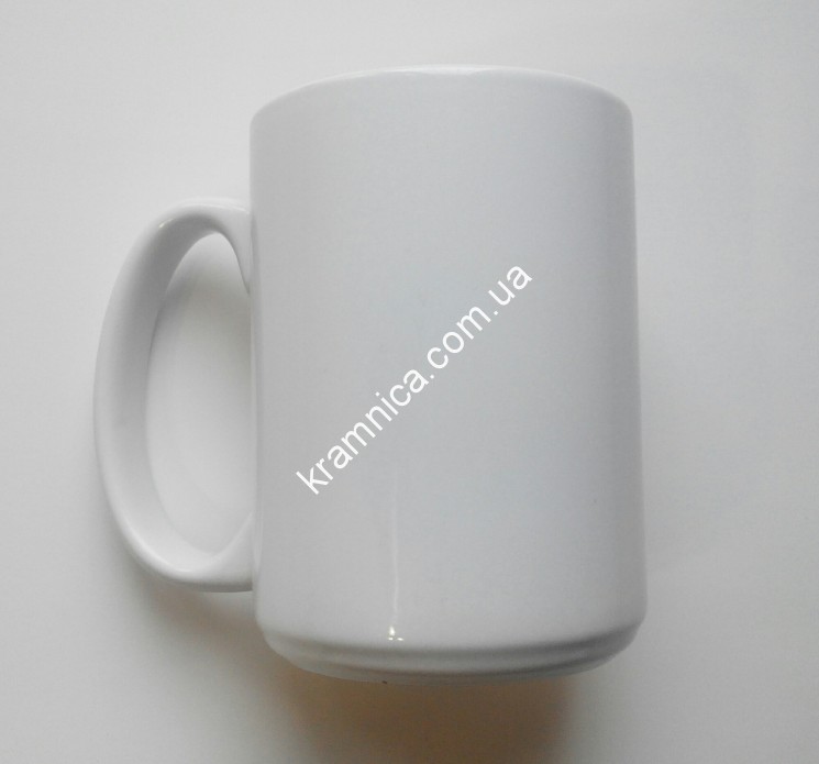Чашка керамическая для сублимации белая, 425мл, серия BEST