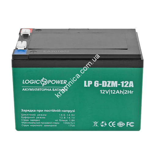 Аккумуляторная батарея тяговая Logic Power LP 6-DZM-12 Ah 