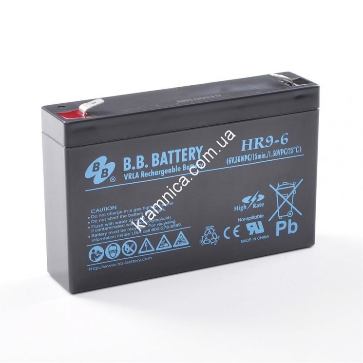 Аккумуляторная батарея B.B. Battery HR 9-6/ T2