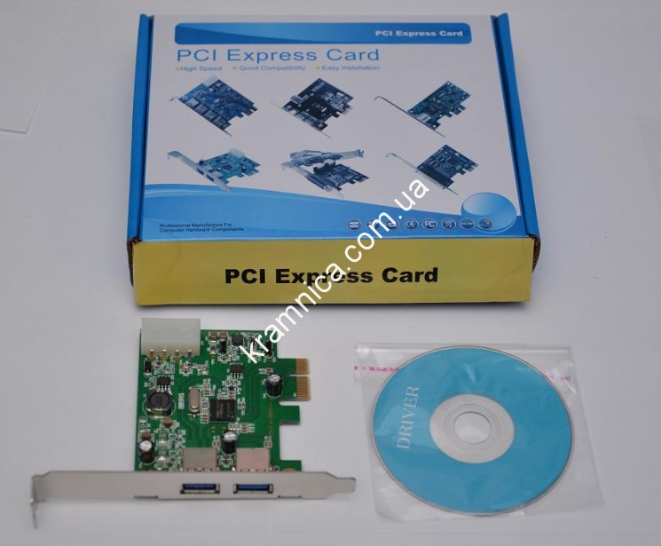 Контроллер PCI-E USB 3.0 NEC 2ports (14939)