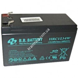 Аккумуляторная батарея B.B. Battery HRC 1234W/ T2 (12V, 9 Ah)