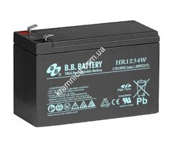 Аккумуляторная батарея B.B. Battery HR 1234W/ T2 (12V, 9 Ah)