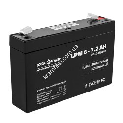 Аккумуляторная батарея Logic Power AGM LPM 6V-7.2Ah 