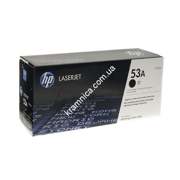Картридж HP 53A для HP LaserJet P2015, P2014, M2727 (Q7553A, Q7553X, Q7553XD)