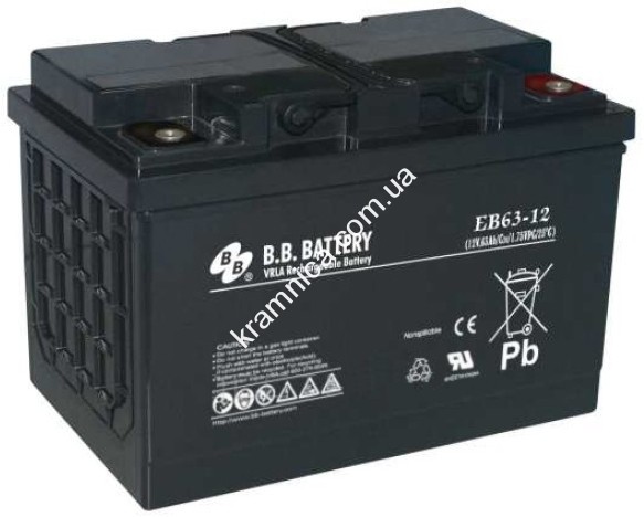 Аккумуляторная батарея B.B. Battery EB 63-12/ I2