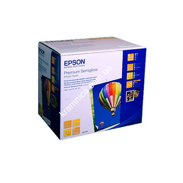 Фотопапір 10х15, 251г/м, напівглянцевий, 500л (C13S042200) Epson Premium