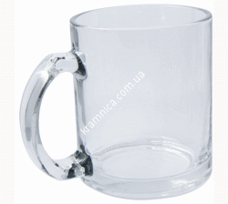 Чашка стеклянная для сублимации прозрачная, 330мл