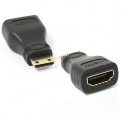 Переходник  mini HDMI (папа)-HDMI (мама) (5285)