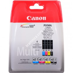 Картридж Canon PGI-450Bk/ CLI-451 для Canon MG5440/ MG6340/ iP7240 (6499B001/ 6524B004/ 6523B001/ 6524B001/ 6473B001/ 6525B001/ 6474B001/ 6475B001/ 6526B001/ 6434B001/ 6527B001)