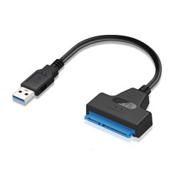 Кабель (переходник) USB 3.0 to Sata III (LED lights) 15см для HDD/SSD дисков 2.5 дюйма (CC0017300)