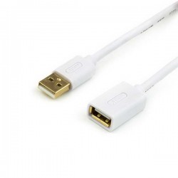 Кабель USB 2.0 AM/AF, 0.8м, 1.8м (13424, 13425)