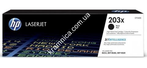 Картридж HP 203X для HP Color LaserJet Pro M254, M280, M281 (CF540X, CF541X, CF543X, CF542X)