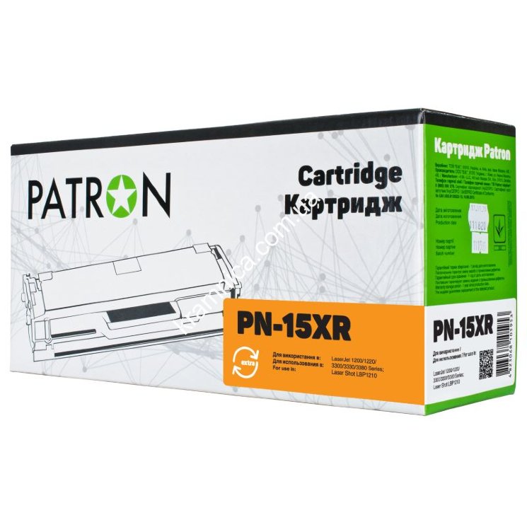 Картридж для HP LaserJet 1200, 1220 (PN-15XR) PATRON (Аналог HP 15X, C7115X)
