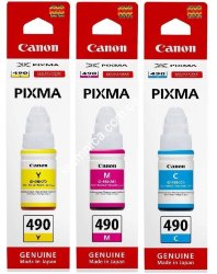 Чернила Canon GI-490 для Canon Pixma G1400, G2400, G3400